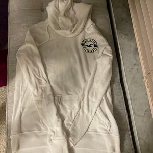 Hollister white hoodie